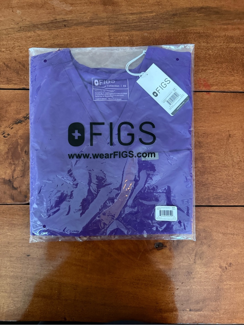 Figs Medical Scrub set in digital grape Purple - Picture 2 of 5